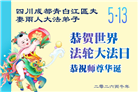 成都大法弟子庆祝世界法轮大法日(107条)