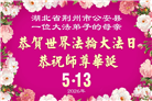 湖北大法弟子庆祝世界法轮大法日(161条)