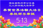 湖北大法弟子庆祝世界法轮大法日(161条)