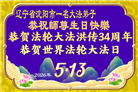 沈阳大法弟子庆祝世界法轮大法日(108条)