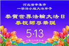 石家庄大法弟子庆祝世界法轮大法日(109条)