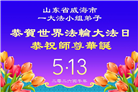 山东大法弟子庆祝世界法轮大法日(113条)