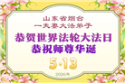 山东大法弟子庆祝世界法轮大法日(113条)